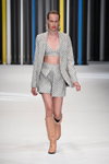 Lala Berlin show — Copenhagen Fashion Week SS16 (looks: grey skirt suit, nude boots)