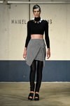 Показ Maikel Tawadros — Copenhagen Fashion Week SS16 (наряды и образы: чёрный джемпер)