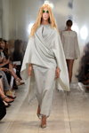 Mark Kenly Domino Tan show — Copenhagen Fashion Week SS16 (looks: grey dress, silver pumps, blond hair)