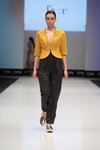 British Higher School of Art&Design show — CPM FW15/16 (looks: yellow blazer, grey trousers)