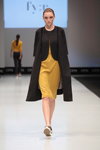 Pokaz British Higher School of Art&Design — CPM FW15/16 (ubrania i obraz: sukienka żółta)