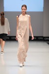 British Higher School of Art&Design show — CPM FW15/16 (looks: beigeevening dress)