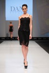 Dana Pisarra lingerie show — CPM FW15/16 (looks: black lace top)