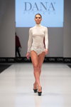 Dana Pisarra lingerie show — CPM FW15/16 (looks: ivory lace jumper, white briefs)