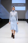 Designerpool show — CPM FW15/16 (looks: sky blue skirt, sky blue jumper, brown boots)