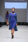 Показ Designerpool — CPM FW15/16 (наряды и образы: трикотажное платье, трикотажный кардиган, коричневые ботинки)