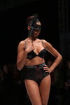 Ritratti Milano lingerie show — CPM FW15/16 (looks: black bra, black briefs)