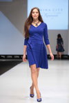 Vemina show — CPM FW15/16 (looks: cornflower blue dress, cornflower blue sandals)
