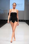 Zimmerli of Switzerland lingerie show — CPM FW15/16 (looks: black top, black briefs)