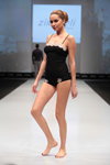 Zimmerli of Switzerland lingerie show — CPM FW15/16 (looks: black top, black briefs)