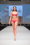 Aubade show — CPM SS16 (looks: red guipure bra, red briefs)