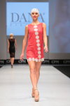 Dana Pisarra lingerie show — CPM SS16 (looks: coral tunic)