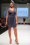 Показ белья DANA PISARRA — выставка CPM SS16 (наряды и образы: лиловое платье)