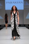 Didier Parakian show — CPM SS16 (looks: black and whiteevening dress)