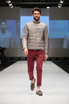 handstich show — CPM SS16 (looks: burgundy trousers, grey quilted jacket)