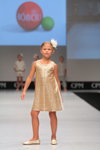 Moda dziecięca — wystawa CPM SS16 (ubrania i obraz: sukienka złota)
