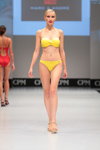 Marc & Andre show — CPM SS16 (looks: yellow swimsuit, blond hair)