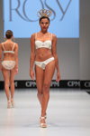 Rosy lingerie show — CPM SS16 (looks: white bra, white briefs, white sandals)