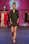 Modenschau von Katarzyna Romańska — FashionPhilosophy FWP SS16 (Looks: graues Hemdblusenkleid)