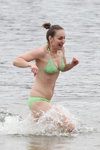Epiphany Bathing. 2015 (looks: green swimsuit)