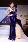 Показ суконь конкурсу "Керамін 2015" (наряди й образи: фіолетова вечірня сукня)