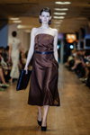 Показ Lesia Semi — Lviv Fashion Week AW15/16 (наряды и образы: коричневое платье)