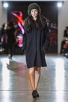 Показ Marta WACHHOLZ — Lviv Fashion Week AW15/16 (наряды и образы: чёрное пальто)