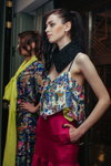 Olga Romanova presentation — Lviv Fashion Week AW15/16 (looks: multicolored top with paisley pattern)
