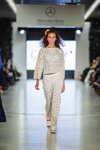 Pokaz GraNat by Natali Grechana — Lviv Fashion Week SS16 (ubrania i obraz: kostium biały koronkowy)