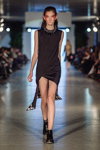 Natasha TSU RAN show — Lviv Fashion Week SS16 (looks: black dress)