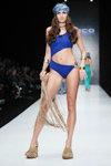 Fisico show — MBFWRussia SS2016 (looks: blue swimsuit)