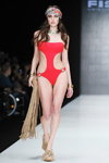 Fisico show — MBFWRussia SS2016 (looks: red swimsuit)