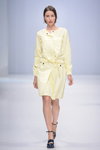 ELEMA by Aiplatov show — Moscow Fashion Week SS16 (looks: yellow coat)