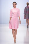 GV Galina Vasilyeva show — Moscow Fashion Week SS16 (looks: pink dress)