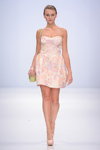 GV Galina Vasilyeva show — Moscow Fashion Week SS16 (looks: flowerfloral mini dress)
