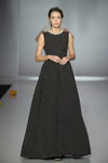 GV Galina Vasilyeva show — Moscow Fashion Week SS16 (looks: blackevening dress)