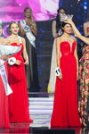 Gala final — Miss Ucrania 2015 (looks: , vestido de noche con flores; personas: Margarita Pasha, Khrystyna Stoloka, Andriana Khasanshin)