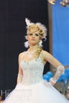 Фестиваль Красоты "Невские Берега": февраль 2015 (наряды и образы: белое свадебное платье на бретелях)