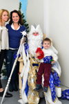 Ольга Кабо вместе со своими детьми побывала в гостях у Деда Мороза (персона: Ольга Кабо)