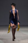 Amoralle show — Riga Fashion Week AW15/16 (looks: black nylon stockings)
