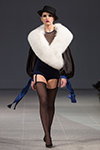 Показ Amoralle — Riga Fashion Week AW15/16 (наряды и образы: чёрные чулки)