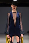 Показ Amoralle — Riga Fashion Week AW15/16 (наряды и образы: чёрные нейлоновые чулки)