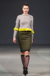 Показ Paviljons — Riga Fashion Week AW15/16 (наряды и образы: чёрные прозрачные гольфы)