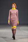 Показ Paviljons — Riga Fashion Week AW15/16 (наряды и образы: чёрные прозрачные гольфы)