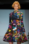 Agne Kuzmickaite show — Riga Fashion Week SS16 (looks: multicolored dress)