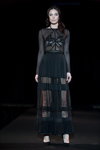 Flash You and Me show — Riga Fashion Week SS16 (looks: blackevening dress)