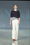 Pokaz Ivo Nikkolo — Riga Fashion Week SS16 (ubrania i obraz: spodnie białe)