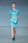 Pokaz Natālija Jansone — Riga Fashion Week SS16 (ubrania i obraz: sukienka turkusowa)