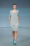 Pokaz Natālija Jansone — Riga Fashion Week SS16 (ubrania i obraz: sukienka szara)