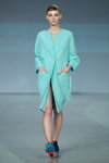 Natālija Jansone show — Riga Fashion Week SS16 (looks: turquoise coat)